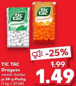 Kaufland TIC TAC Dragees Angebot