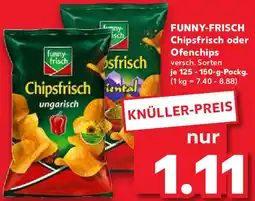 Kaufland FUNNY-FRISCH Chipsfrisch oder Ofenchips Angebot