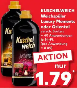 Kaufland KUSCHELWEICH Weichspüler Luxury Moments oder Oriental Angebot