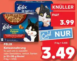 Kaufland FELIX Katzennahrung Angebot