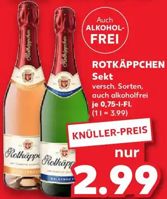 Kaufland ROTKÄPPCHEN Sekt Angebot