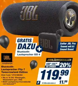 Expert JBL Bluetooth Lautsprecher Flip 7 Tomorrowland Edition Angebot