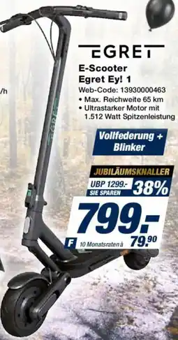 Expert EGRET E-Scooter Ey! 1 Angebot