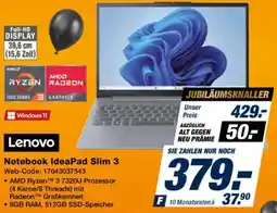 Expert Lenovo Notebook IdeaPad Slim 3 Angebot