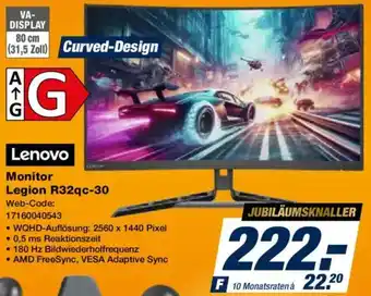 Expert Lenovo Monitor Legion R32qc-30 Angebot
