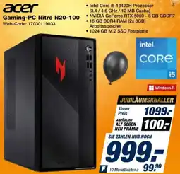 Expert acer Gaming-PC Nitro N20-100 Angebot
