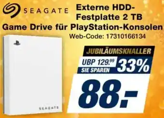 Expert SEAGATE Externe HDD Festplatte 2 TB Game Drive für PlayStation-Konsolen Angebot