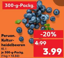 Kaufland Peruan. Kulturheidelbeeren Angebot