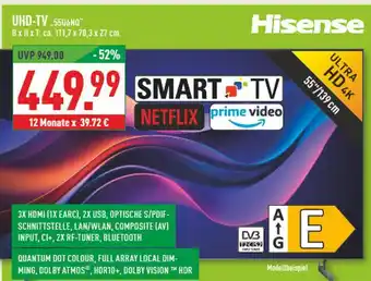 Marktkauf Hisense uhd-tv 55u6nq Angebot