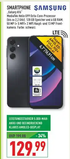 Marktkauf Samsung smartphone galaxy a16 Angebot