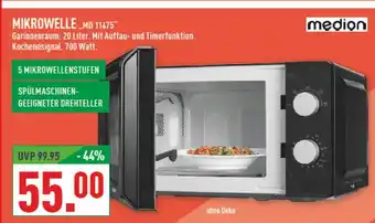 Marktkauf Medion mikrowelle md 11475 Angebot
