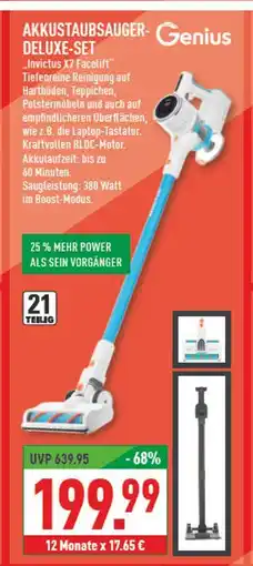 Marktkauf Genius akkustaubsauger-deluxe-set Angebot
