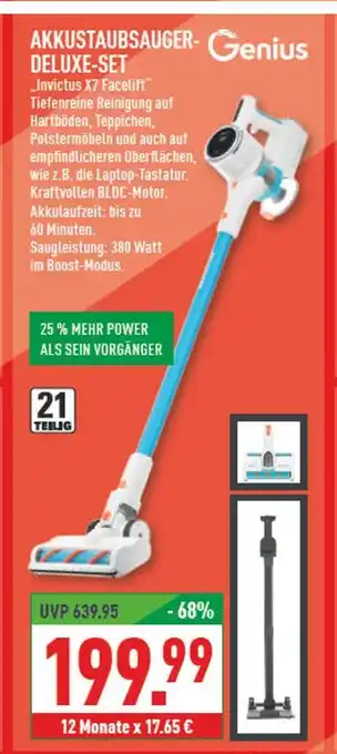 Marktkauf Genius akkustaubsauger-deluxe-set Angebot