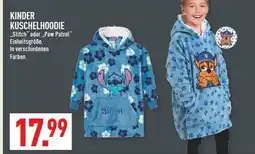 Marktkauf Kinder kuschelhoodie stitch Angebot