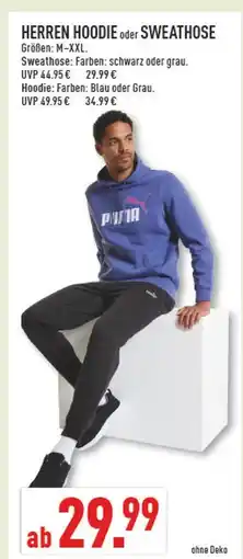 Marktkauf Puma herren hoodie Angebot