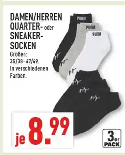 Marktkauf Puma damen quarter-socken Angebot