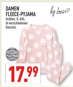 Marktkauf By louise damen fleece-pyjama Angebot