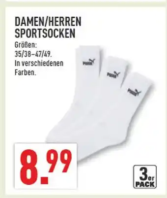 Marktkauf Puma damen/herren sportsocken Angebot