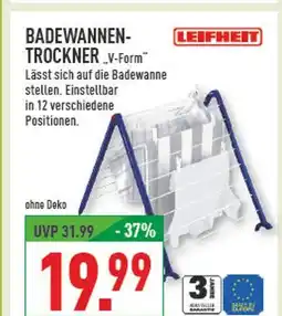 Marktkauf Leifheit badewannen-trockner v-form Angebot