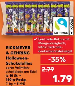 Kaufland EICKMEYER & GEHRING Halloween Schokolollies Angebot