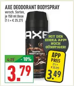 Marktkauf Axe axe deodorant bodyspray Angebot