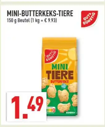 Marktkauf Gut & günstig mini-butterkeks-tiere Angebot