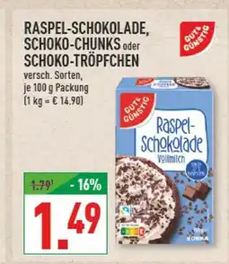 Marktkauf Gut & günstig raspel-schokolade Angebot