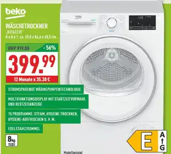 Marktkauf Beko wäschetrockner Angebot