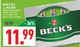 Marktkauf Beck's pils Angebot
