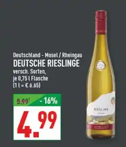 Marktkauf Deutsche rieslinge Angebot