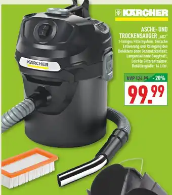 Marktkauf Kärcher asche- und trockensauger „ad2“ Angebot