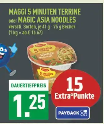 Marktkauf Maggi 5 minuten terrine oder magic asia noodles Angebot