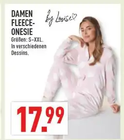 Marktkauf Damen fleece-onesie Angebot