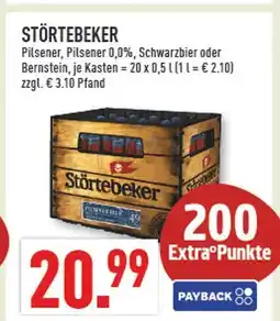 Marktkauf Störtebeker pilsener 0,0%, schwarzbier oder bernstein Angebot