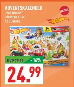 Marktkauf Mattel adventskalender hot wheels Angebot