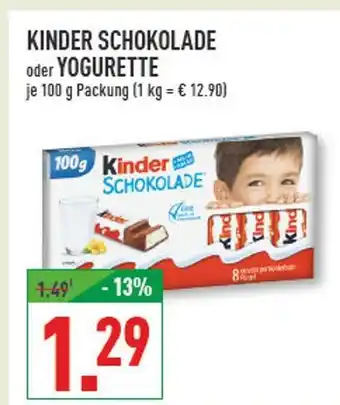 Marktkauf Kinder schokolade Angebot
