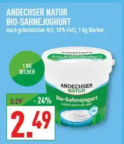Marktkauf Andechser natur bio-sahnejoghurt Angebot