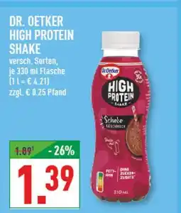 Marktkauf Dr. oetker high protein shake Angebot