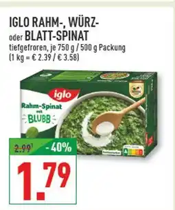Marktkauf Iglo rahm-spinat Angebot