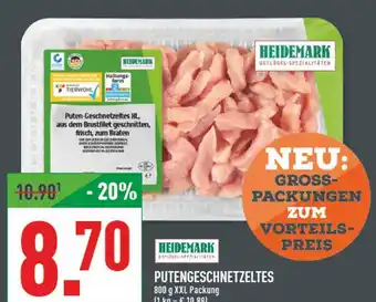 Marktkauf Heidemark putengeschnetzeltes Angebot