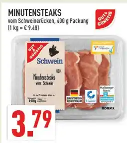 Marktkauf Schwein minutensteaks Angebot