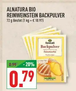 Marktkauf Alnatura bio reinweinstein backpulver Angebot