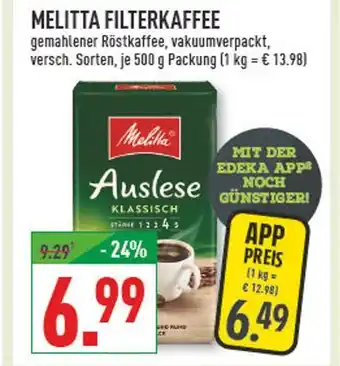 Marktkauf Melitta filterkaffee Angebot