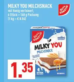 Marktkauf Gut & günstig milky you milchsnack Angebot