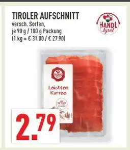 Marktkauf Handl tyrol tiroler aufschnitt Angebot