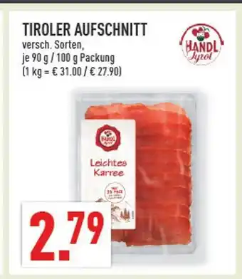 Marktkauf Handl tyrol tiroler aufschnitt Angebot