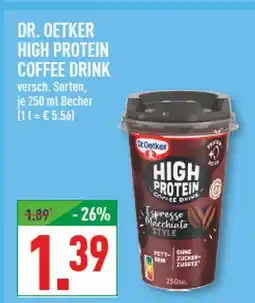 Marktkauf Dr. oetker high protein coffee drink Angebot