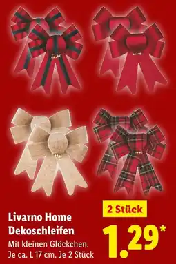 Lidl Livarno home dekoschleifen Angebot
