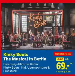 Lidl Kinky boots the musical in berlin Angebot