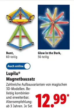 Lidl Lupilu magnetbausatz bunt Angebot